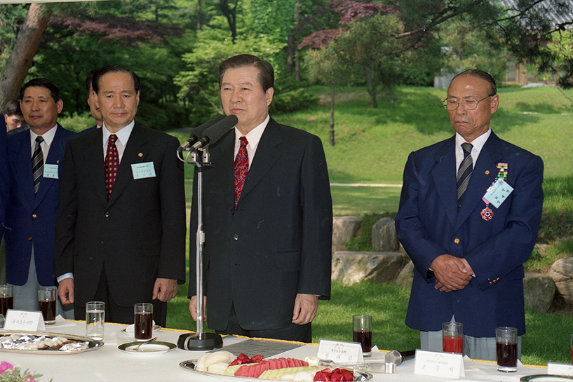 비서실 직원 격려 다과