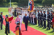 '카리모프' 우즈베키스탄 대통령 내외 국빈방문 공식환영식