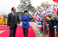 '프랑수아 올랑드' 프랑스 대통령 국빈방한 공식환영식