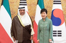'자베르' 쿠웨이트 총리 접견